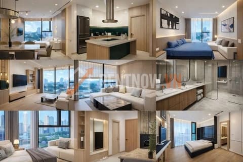 Spacious 2-bedroom apartment 92m2 at Sam Tower Da Nang, fireworks view