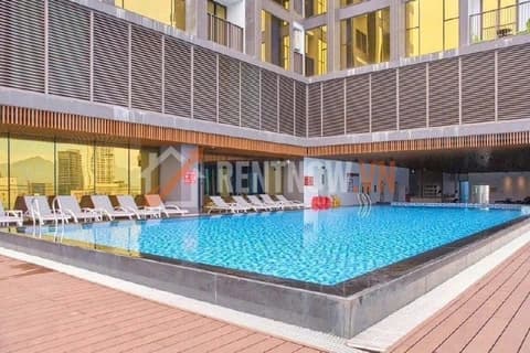 Spacious 2-bedroom apartment 92m2 at Sam Tower Da Nang, fireworks view