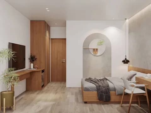 3-storey house for rent on Hoang Cong Chat street, 5 bedrooms, fully furnished